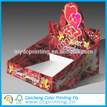 template cardboard paper display colorful box with hook